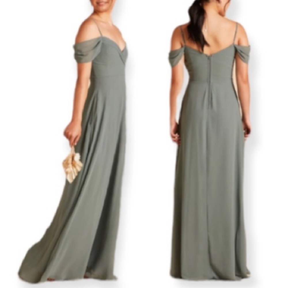 Birdy Grey Dress NWT Spence Formal Sea glass green convertible Curve